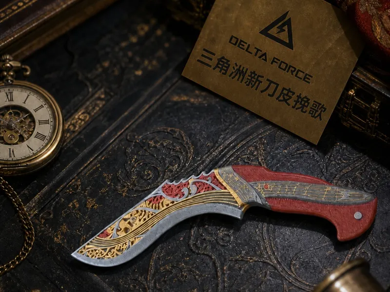 三角洲行动新刀皮---挽歌！