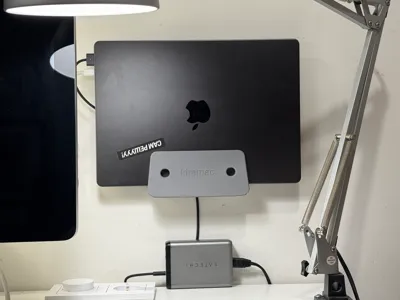 The MacBook Pro wall mount