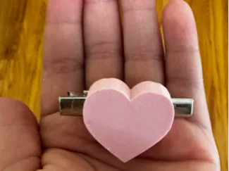 heart hairchlip