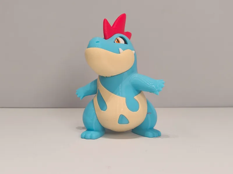 宝可梦 第二世代 #0159 蓝鳄(Croconaw)多色模型