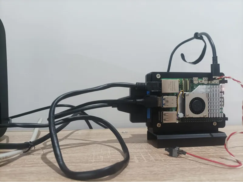 Raspberry pi5 NAS with two SSD's support