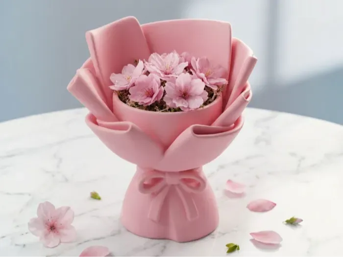 flower vase - bouquet shape