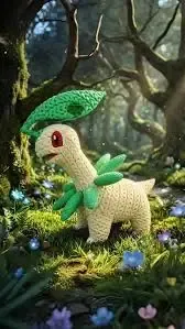 Chikorita Crochê