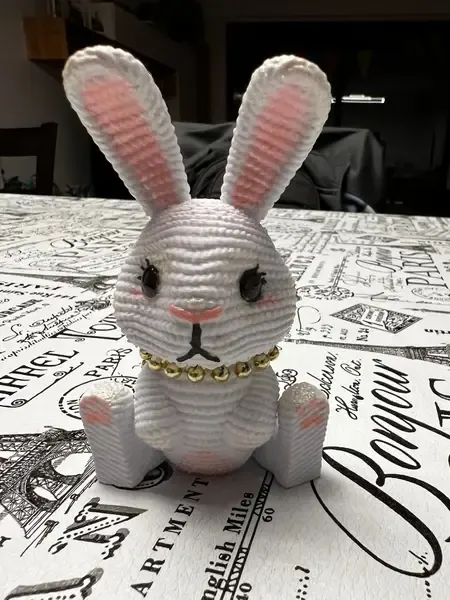 Coelhinho Articulado Crochê