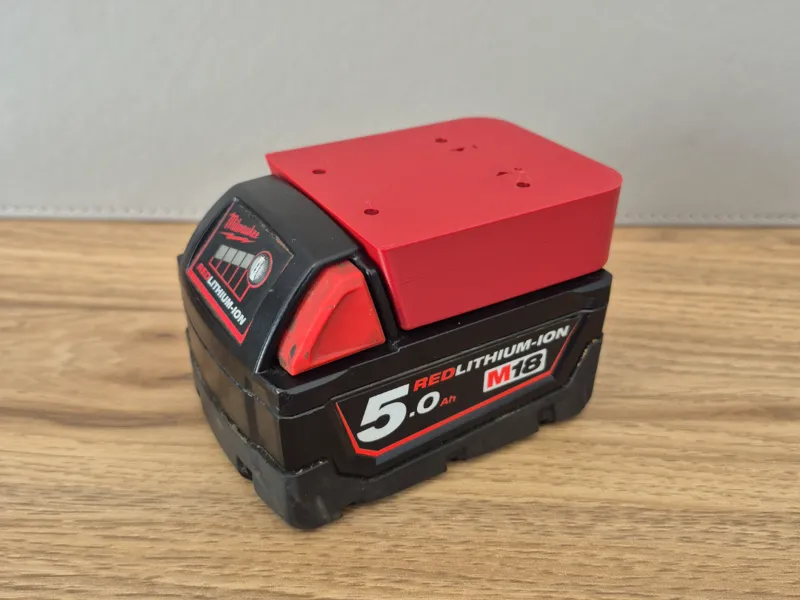 Milwaukee M18 Adapter with STL file
