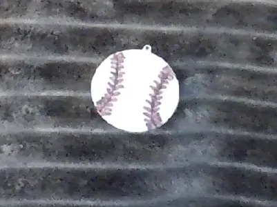 baseball earrings 2929