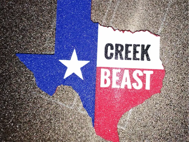 Texas creek beast refrigerator magnet 