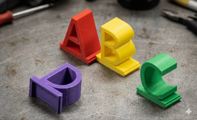 Stackable Alphabets A-M