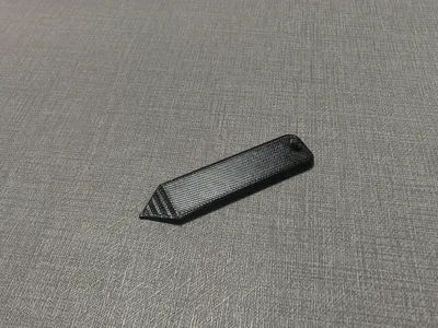 Simple resistive screen stylus, quick print