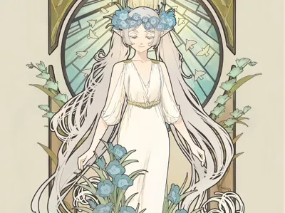 【Frieren: Beyond Journey's End】Mucha Style Frieren's Belt Cosplay Prop