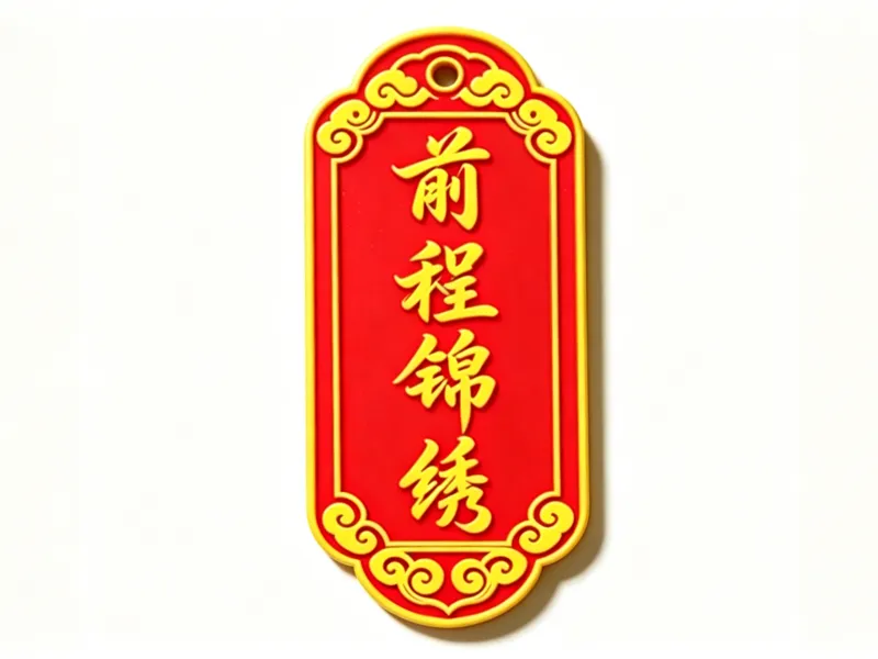 前程锦绣符牌挂件 祥云花边边框带挂孔 钥匙吊坠桌面摆件 中考高考 金榜题名