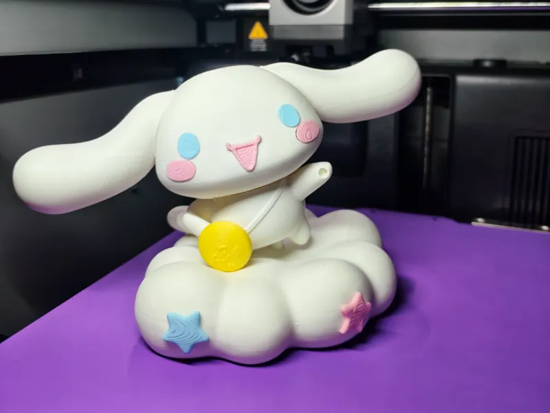 可爱大耳狗摆件（ Cinnamoroll，玉桂狗，喜拿，全拆件打印，10cm高）