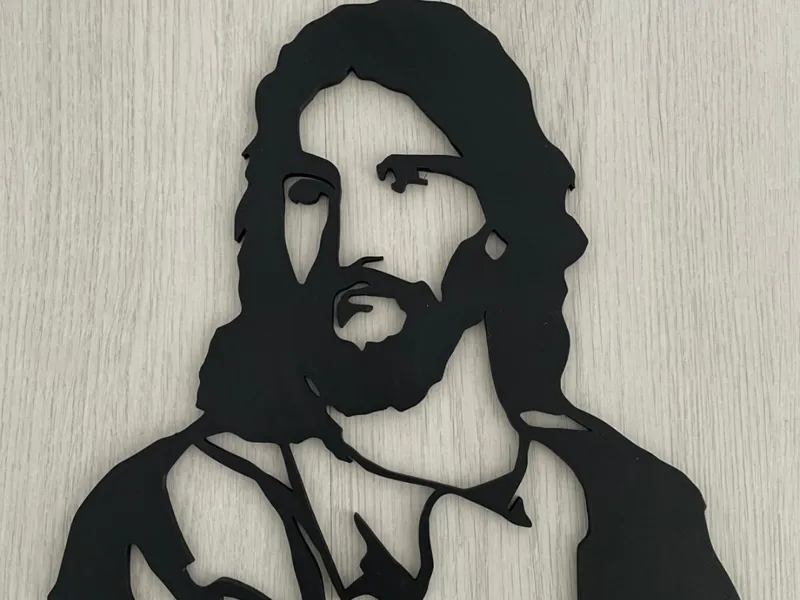 Heinrich Hofmann Jesus Silhouette - 2D Wall Art