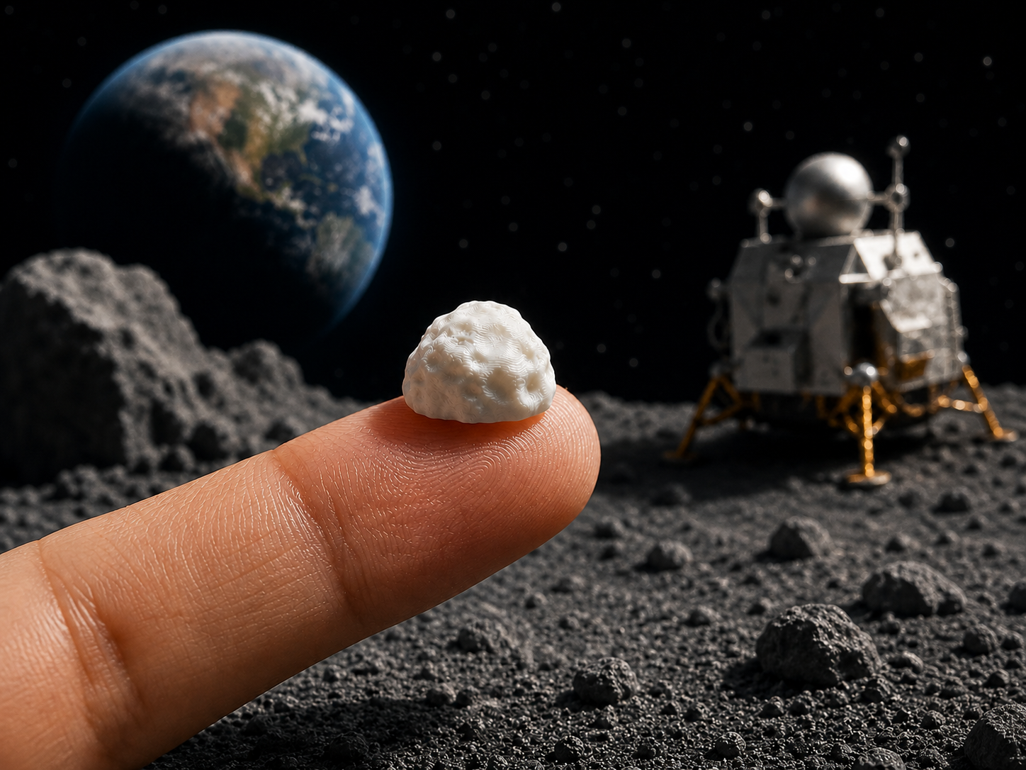 Finger Asteroid Sample｜指尖陨石样本