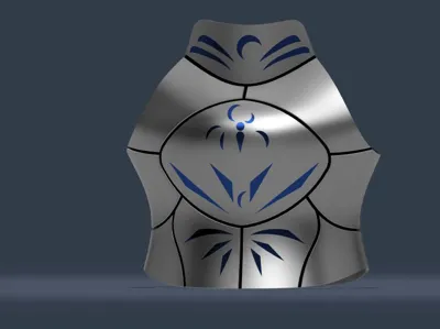 Saber chest armor