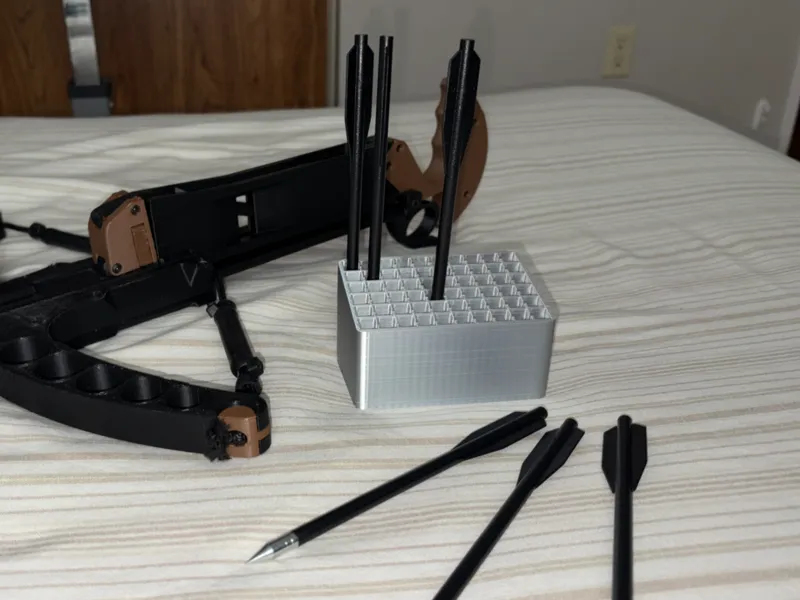 Crossbow bolt arrow holder