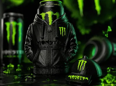Monster Can Holder Hoodie Complete Kit