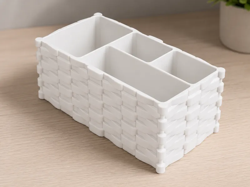 Wave Desk Organizer 4 Compartments