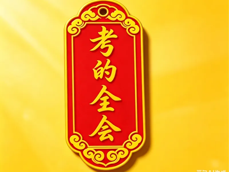 考的全会符牌挂件 祥云花边边框带挂孔 钥匙吊坠桌面摆件 中考高考 金榜题名