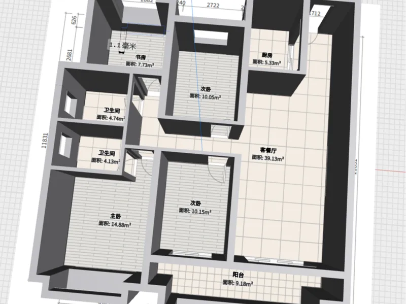 房屋模型微缩
