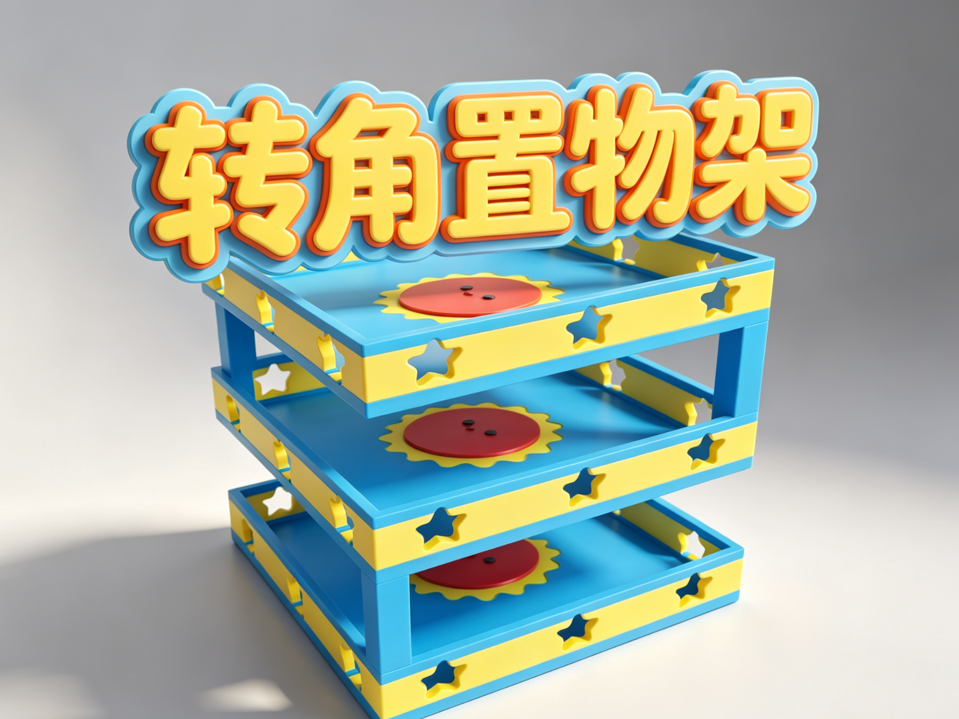 转角置物架，儿童书桌收纳｜层高 9cm 全文具收纳
