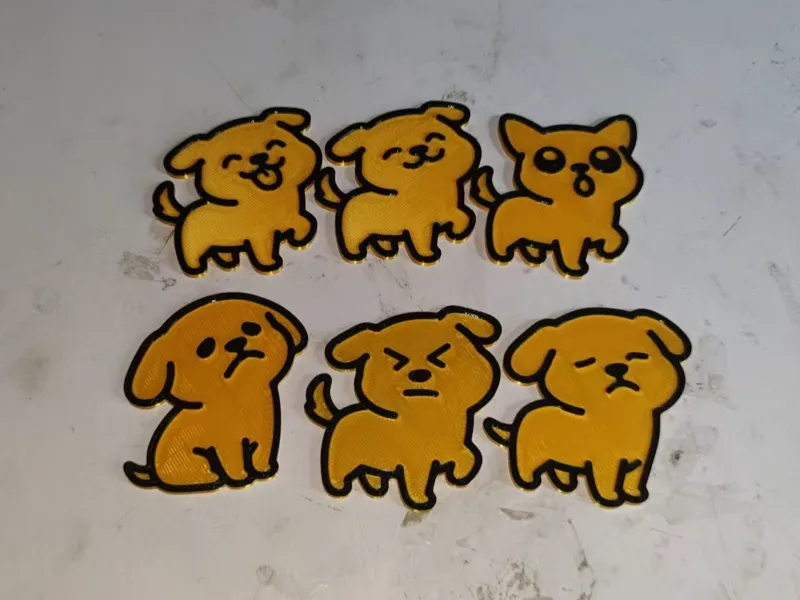 可爱小狗 电子掐丝