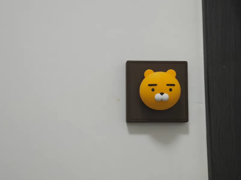 Kakaofriends Ryan的开关装饰面板