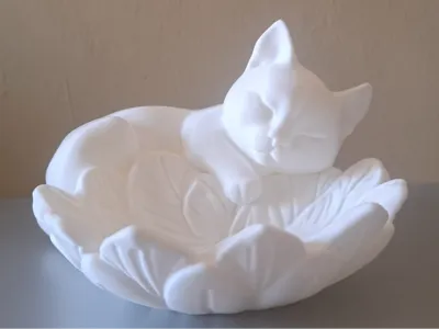 CUTE CAT VALET TRAY