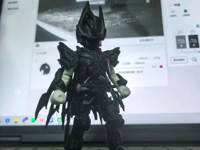 布鲁可假面骑士极狐黑九尾装甲配件包