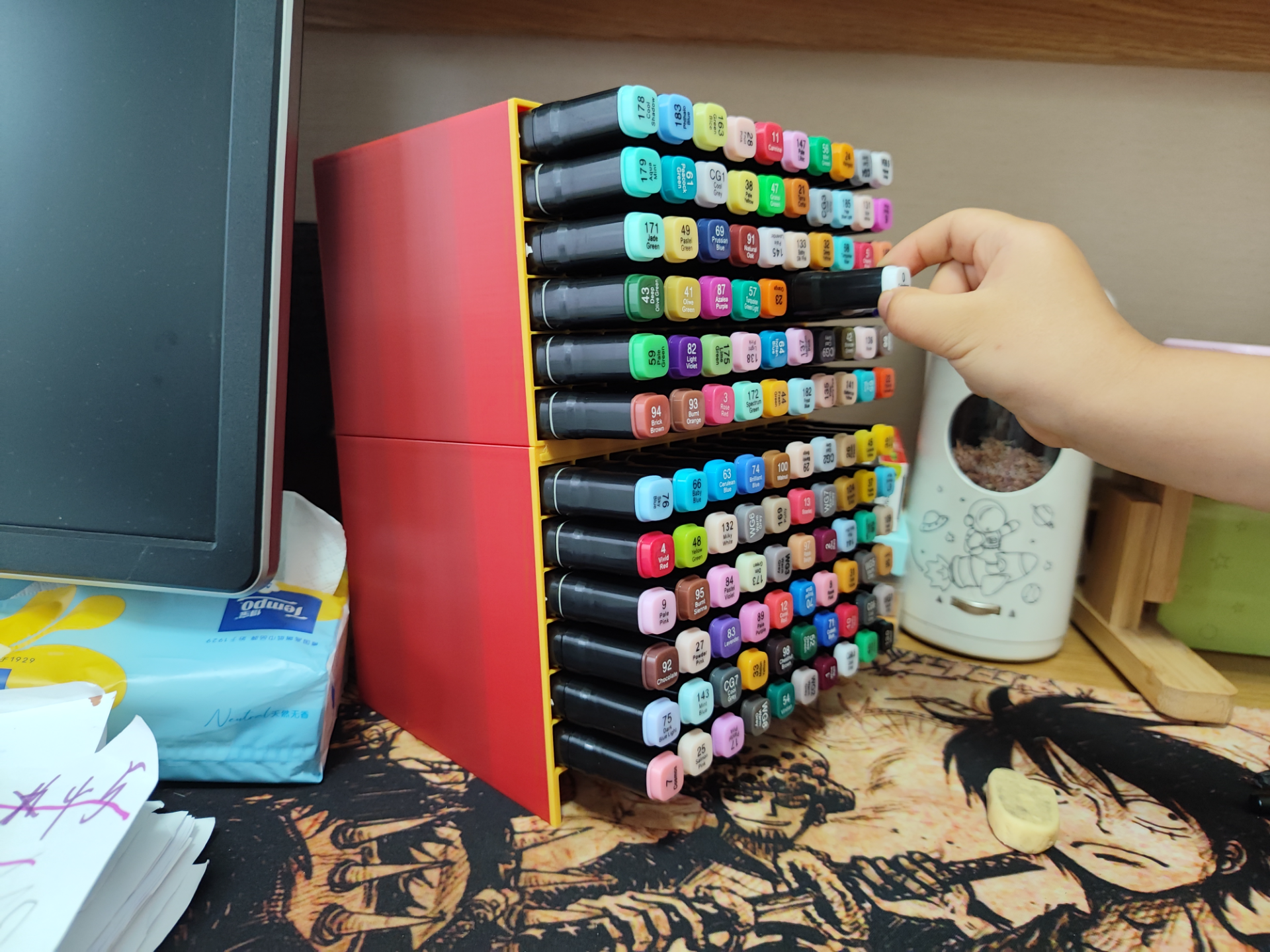 120色马克笔笔架