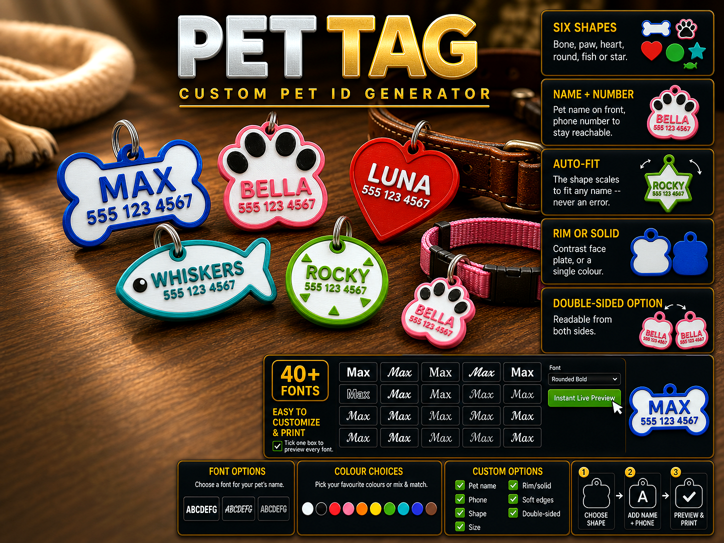 Ultimate Pet Tag Generator