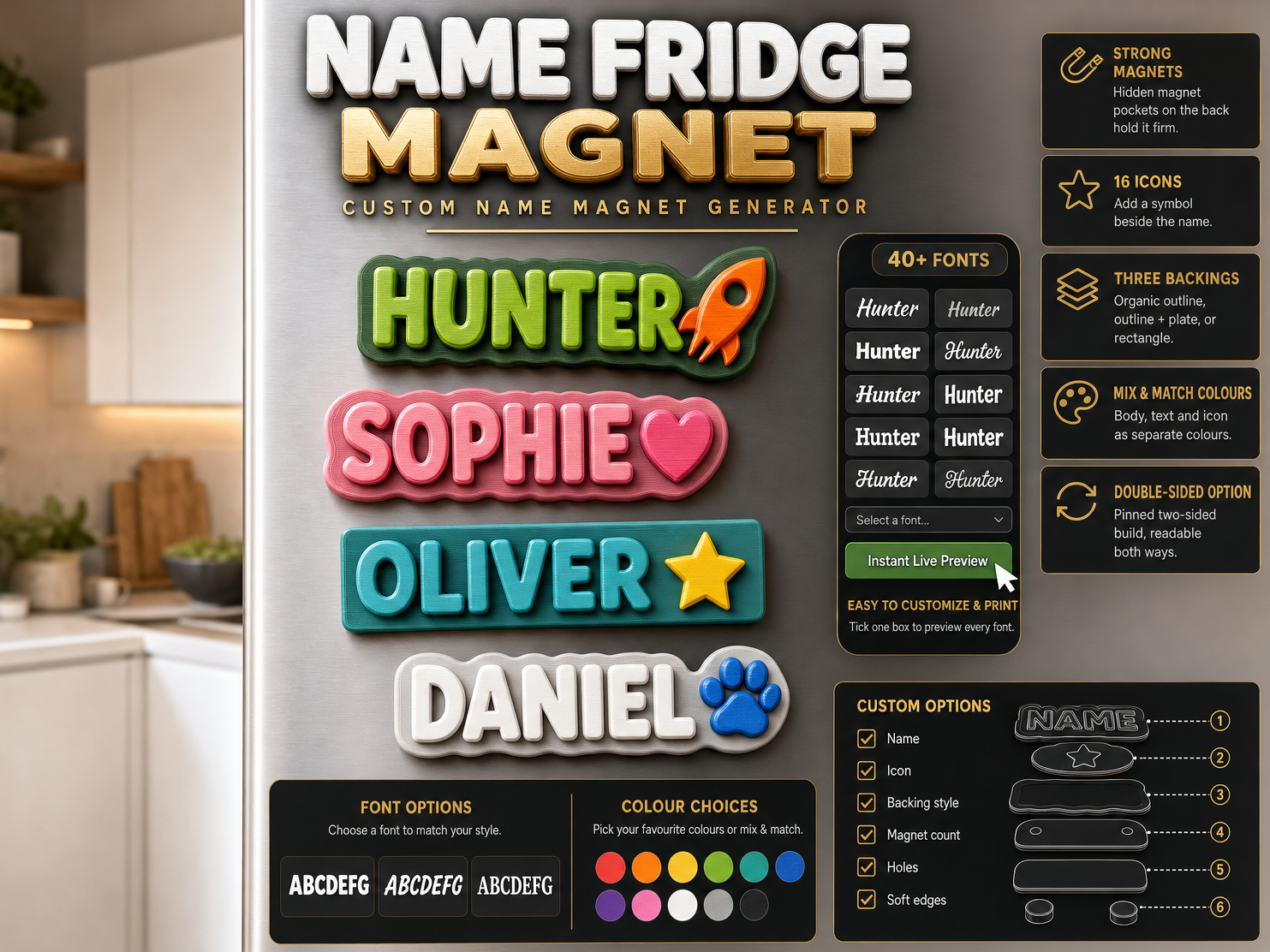 Ultimate Fridge Magnet Generator