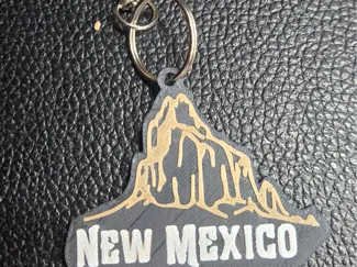 Shiprock Keychain