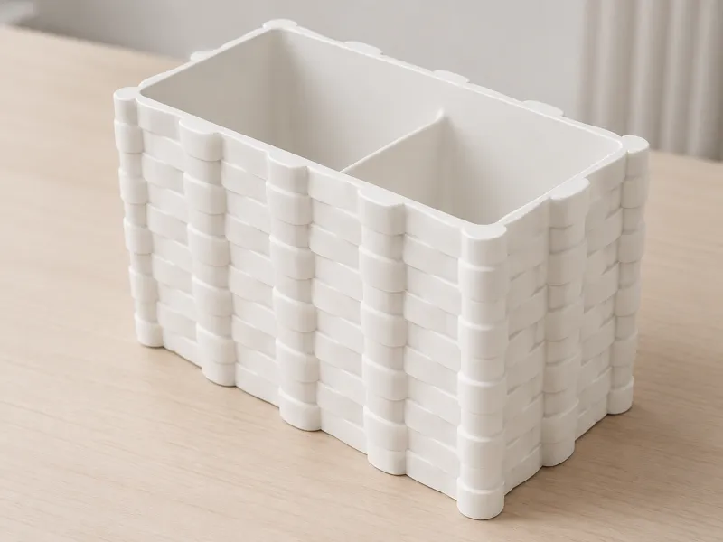 Wave Desk Organizer 2 Compartments