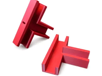 Corner and shelf fixing brackets for 18mm MDF