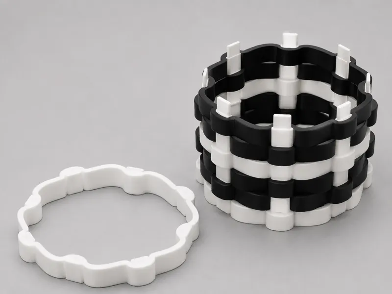 Locking Modular Wave Desk Organizer