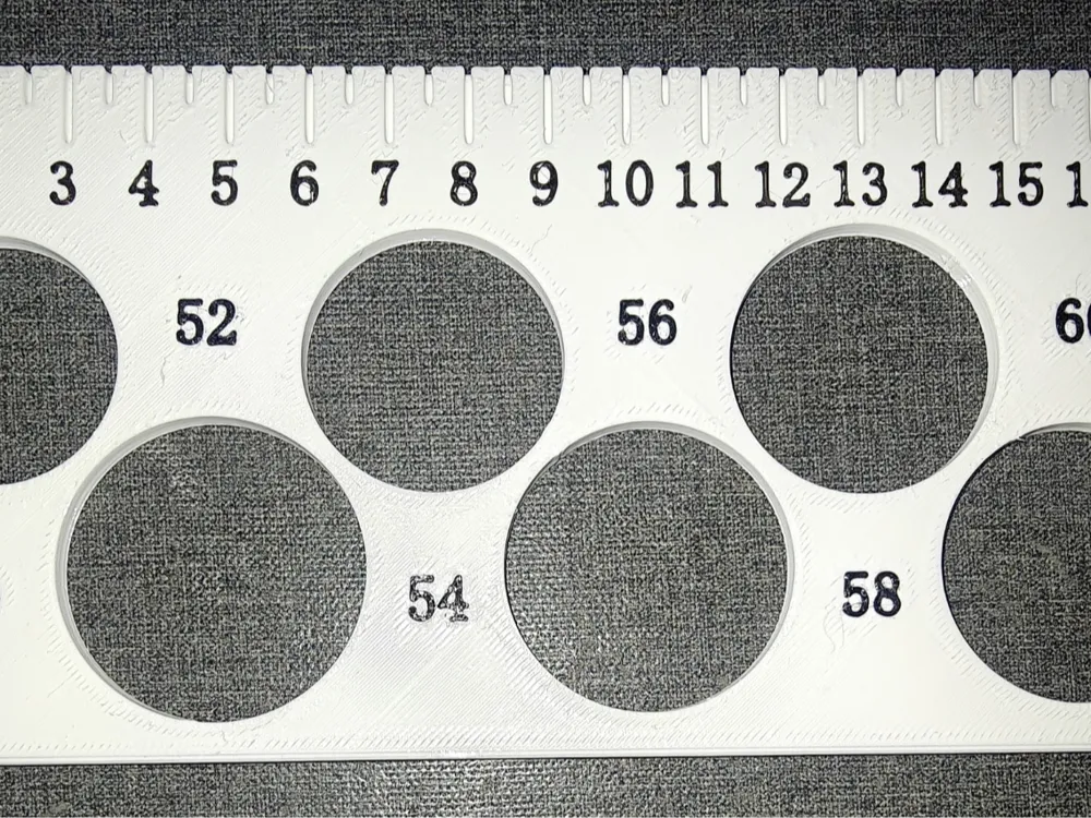 Cylender Ruler Cylinder Height Diameter Measuring Ruler - Free 3D Print Model - MakerWorld