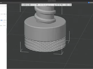 KOBRA X - Spool Spinner Bolt - Knurled