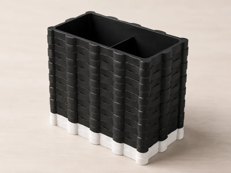Cutlery Organizer with Drip Tray