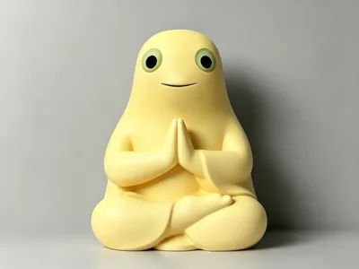 Buddha nursing baby