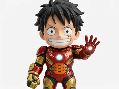 Luffy × Iron Man