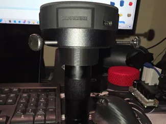Adaptador RingLigth61mm para microcópio/lente27mm