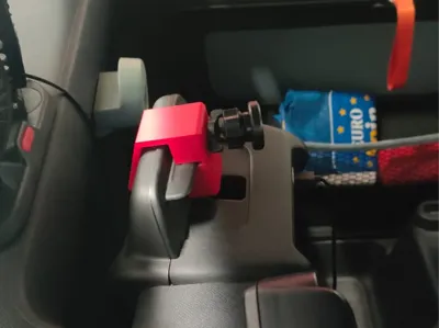 Mobile phone holder base for Citroen Ami