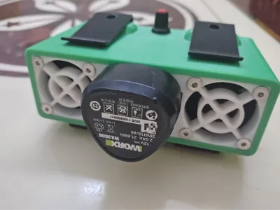 Powerful fan, Worx battery waist fan