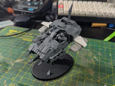 Land Speeder larger wing & Vengeance plasma cannon