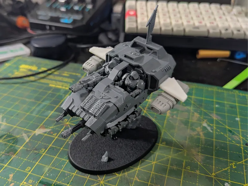 Land Speeder larger wing & Vengeance plasma cannon