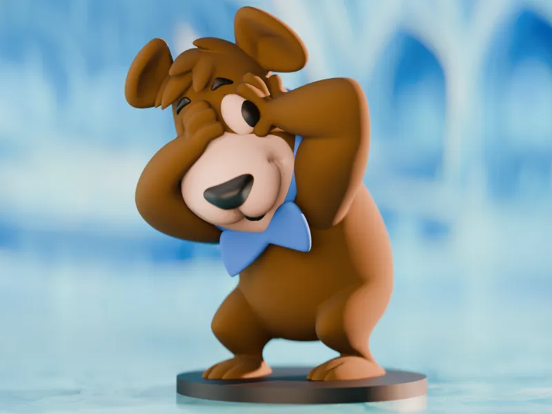 The Yogi Bear Show Boo-Boo Bear Collectible Art