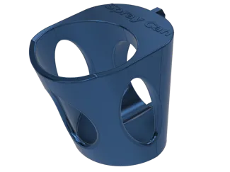 MultiBoard Angled Spray Can Holder (77 mm / 5MU)