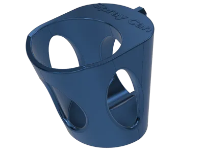 MultiBoard Angled Spray Can Holder (77 mm / 5MU)
