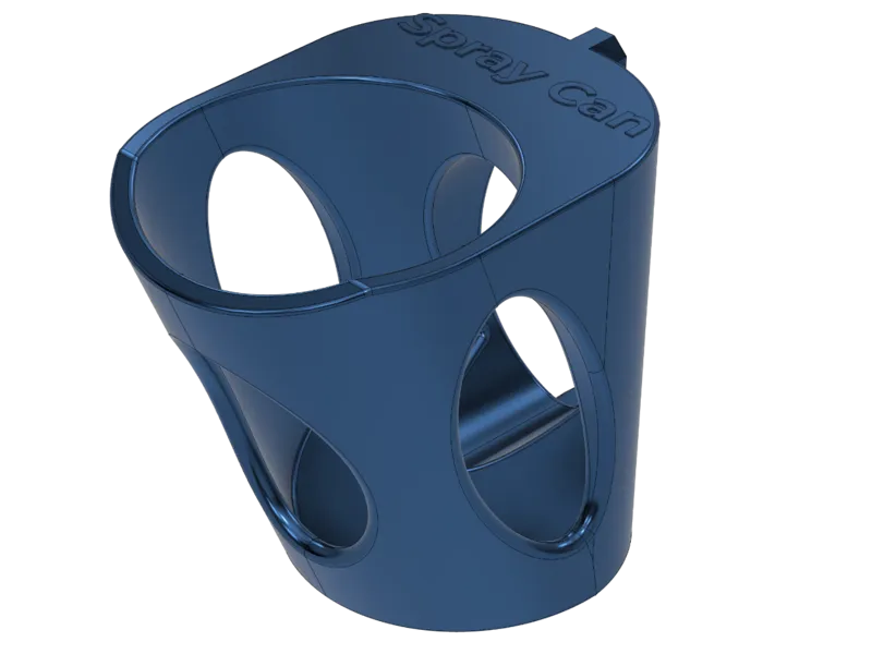 MultiBoard Angled Spray Can Holder (77 mm / 5MU)